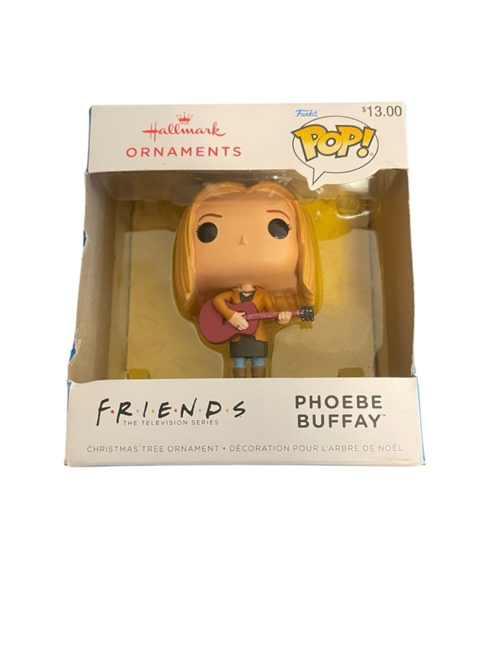 Hallmark Funko POP Friends Phoebe Buffay Christmas Ornament with Guitar New